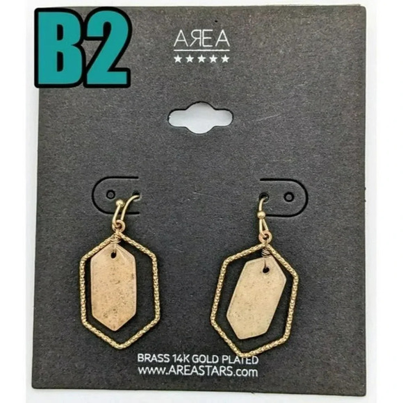 PICK 3 PAIRS FOR $12.00, AREA Stars & Baublebar Earrings MSRP $10.99-$12.99 each - Picture 2 of 10